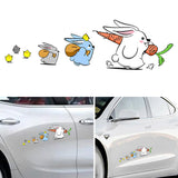 Maxbell Bunny Car Stickers Car Window Decals Graphic for Cars Windows Vehicles Right L