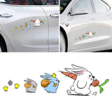 Maxbell Bunny Car Stickers Car Window Decals Graphic for Cars Windows Vehicles Right L