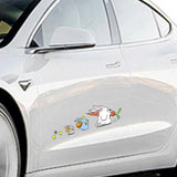 Maxbell Bunny Car Stickers Car Window Decals Graphic for Cars Windows Vehicles Right L