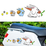 Maxbell Bunny Car Stickers Car Window Decals Graphic for Cars Windows Vehicles Right L