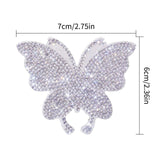 Maxbell Bling Car Stickers Decals Car Interior Sticker for Cars window Butterfly