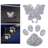 Maxbell Bling Car Stickers Decals Car Interior Sticker for Cars window Butterfly