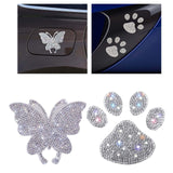 Maxbell Bling Car Stickers Decals Car Interior Sticker for Cars window Butterfly