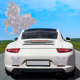 Maxbell Bling Car Stickers Decals Car Interior Sticker for Cars window Butterfly