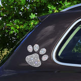 Maxbell Bling Car Stickers Decals Car Interior Sticker for Cars window Bear Claw