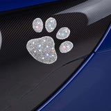Maxbell Bling Car Stickers Decals Car Interior Sticker for Cars window Bear Claw