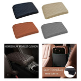Maxbell Car Armrest Pad Easy to Clean Easy to Install Center Console for Suvs Black