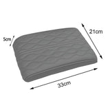 Maxbell Car Armrest Pad Easy to Clean Easy to Install Center Console for Suvs Gray