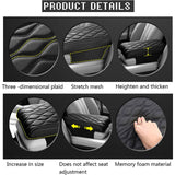 Maxbell Car Armrest Pad Easy to Clean Easy to Install Center Console for Suvs Gray