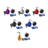 Maxbell Adjustable Fuel Pressure Regulator with Gauge High Performance Black