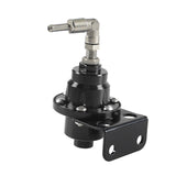 Maxbell Adjustable Fuel Pressure Regulator with Gauge High Performance Black