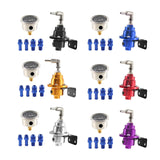 Maxbell Adjustable Fuel Pressure Regulator with Gauge High Performance Black
