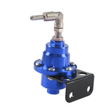 Maxbell Adjustable Fuel Pressure Regulator with Gauge High Performance Blue