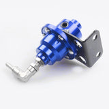Maxbell Adjustable Fuel Pressure Regulator with Gauge High Performance Blue
