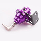 Maxbell Adjustable Fuel Pressure Regulator with Gauge High Performance Purple