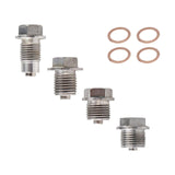 Maxbell Magnetic Oil Drain Plug Bolt Screw Accessories Durable for Most Cars M12 x 1.25