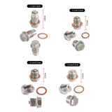 Maxbell Magnetic Oil Drain Plug Bolt Screw Accessories Durable for Most Cars M12 x 1.25