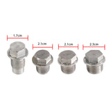 Maxbell Magnetic Oil Drain Plug Bolt Screw Accessories Durable for Most Cars M12 x 1.25