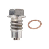 Maxbell Magnetic Oil Drain Plug Bolt Screw Accessories Durable for Most Cars M12 x 1.25
