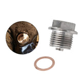 Maxbell Magnetic Oil Drain Plug Bolt Screw Accessories Durable for Most Cars M18 x 1.5