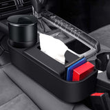 Maxbell Car Seat Gap Filler Organizer with Cup Holder Tissue Box Multifunctions