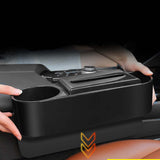 Maxbell Car Seat Gap Filler Organizer with Cup Holder Tissue Box Multifunctions