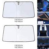 Maxbell Windshield Sunshade Interior Accessories Heat Shield for SUV Sedans Argent coated S