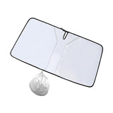 Maxbell Windshield Sunshade Interior Accessories Heat Shield for SUV Sedans Argent coated L