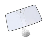 Maxbell Windshield Sunshade Interior Accessories Heat Shield for SUV Sedans Argent coated L