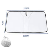Maxbell Windshield Sunshade Interior Accessories Heat Shield for SUV Sedans Titanium Argent S