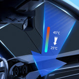 Maxbell Windshield Sunshade Interior Accessories Heat Shield for SUV Sedans Titanium Argent L