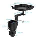 Maxbell Multifunctional Car Cup Holder Expander Adapter Tray Drinks Snack