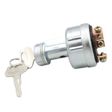 Maxbell Ignition Switch 4 Position 6 Terminal 2 Keys for Car Trailer Trucks