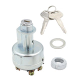 Maxbell Ignition Switch 4 Position 6 Terminal 2 Keys for Car Trailer Trucks