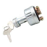 Maxbell Ignition Switch 4 Position 6 Terminal 2 Keys for Car Trailer Trucks
