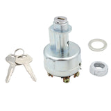 Maxbell Ignition Switch 4 Position 6 Terminal 2 Keys for Car Trailer Trucks