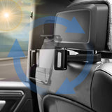Maxbell Car Headrest Backseat Mount Telescopic for 4.7-12.9inch Tablets Travel
