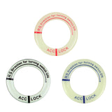 Maxbell Universal Ignition Switch Decoration Rings Glow in The Dark luminous Black