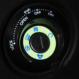 Maxbell Universal Ignition Switch Decoration Rings Glow in The Dark luminous Black