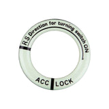 Maxbell Universal Ignition Switch Decoration Rings Glow in The Dark luminous Black