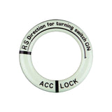 Maxbell Universal Ignition Switch Decoration Rings Glow in The Dark luminous Black