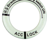 Maxbell Universal Ignition Switch Decoration Rings Glow in The Dark luminous Black