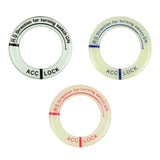 Maxbell Universal Ignition Switch Decoration Rings Glow in The Dark luminous Black