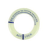 Maxbell Universal Ignition Switch Decoration Rings Glow in The Dark luminous Blue