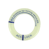 Maxbell Universal Ignition Switch Decoration Rings Glow in The Dark luminous Blue