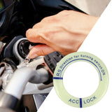 Maxbell Universal Ignition Switch Decoration Rings Glow in The Dark luminous Blue