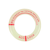 Maxbell Universal Ignition Switch Decoration Rings Glow in The Dark luminous Red