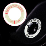 Maxbell Universal Ignition Switch Decoration Rings Glow in The Dark luminous Red