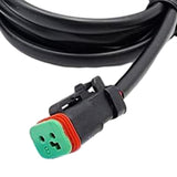 Maxbell 2x DT Dtp Adapters Connectors Heavy Duty for LED Pod Lights Fog Lights Single Head