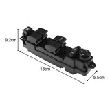 Maxbell Car Front Left Master Power Window Switch DF73-66-350B for Mazda 2